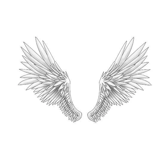Dibujos y Plantillas para imprimir: Alas de Angel Dibujos y Plantillas para imprimir: Alas de Angel