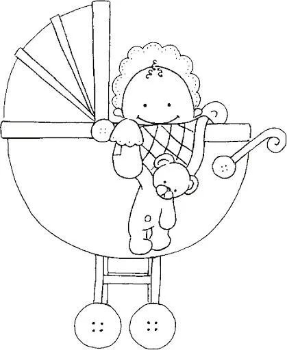 Dibujos y Plantillas para imprimir: Babyshower