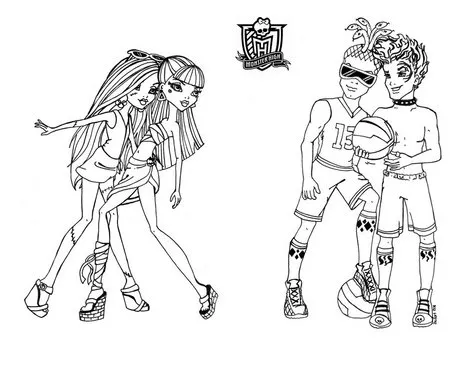 Dibujos y Plantillas para imprimir: Monster High
