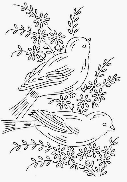 Dibujos y Plantillas para imprimir: dibujos de flores para bordar Dibujos y Plantillas para imprimir: dibujos de flores para bordar