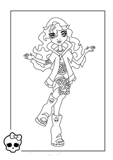 Dibujos para imprimir de las monster high nuevas - Imagui