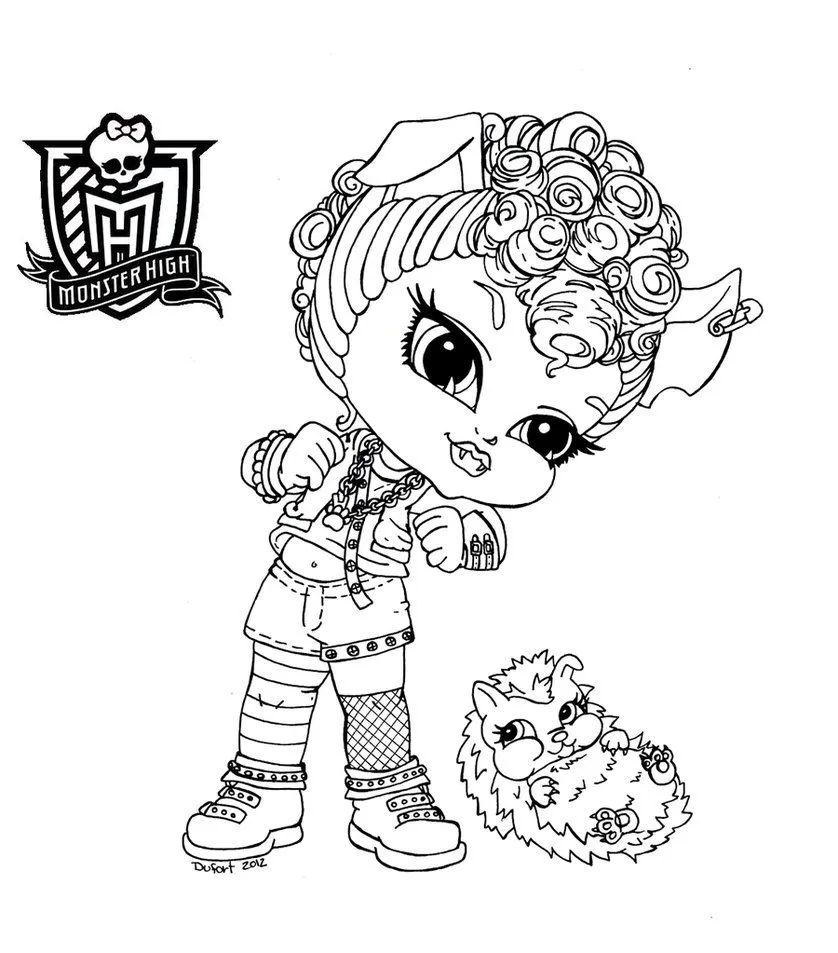 Dibujos y Plantillas para imprimir: Monster High