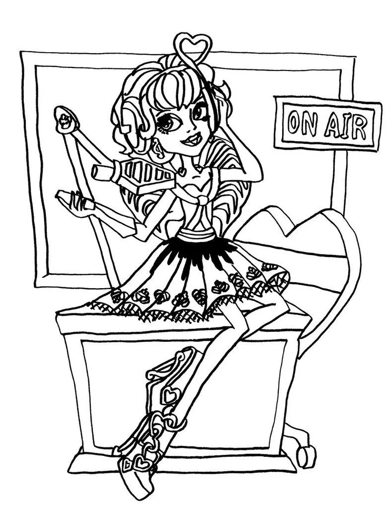 Dibujos y Plantillas para imprimir: Monster High