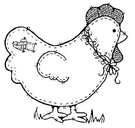 Dibujos y Plantillas para imprimir: Gallinas/ Dibujos y Plantillas para imprimir: Gallinas/