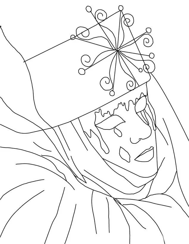 Dibujos y Plantillas para imprimir: Mascaras Venecianas Dibujos y Plantillas para imprimir: Mascaras Venecianas