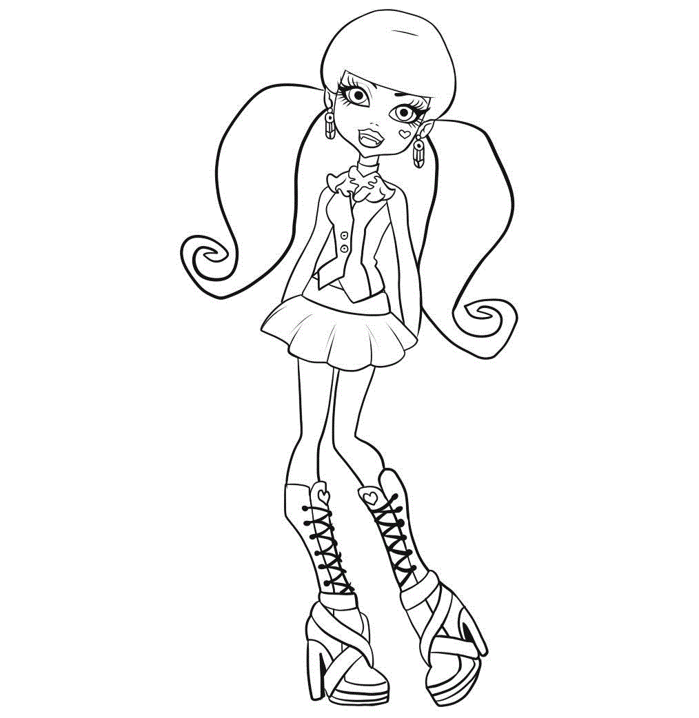 Dibujos y Plantillas para imprimir: Monster High Dibujos y Plantillas para imprimir: Monster High