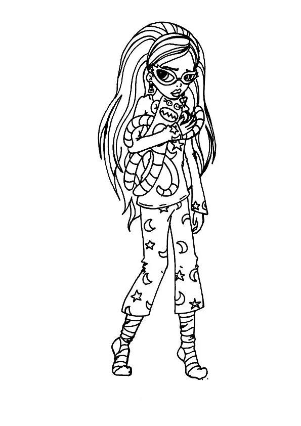 Dibujos y Plantillas para imprimir: Monster High