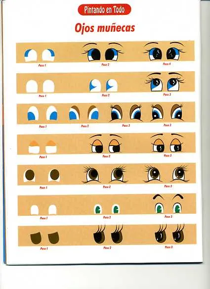 Dibujos y Plantillas para imprimir: Ojos para munecos