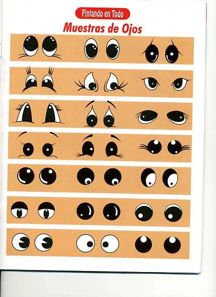 Dibujos y Plantillas para imprimir: Ojos para munecos Dibujos y Plantillas para imprimir: Ojos para munecos