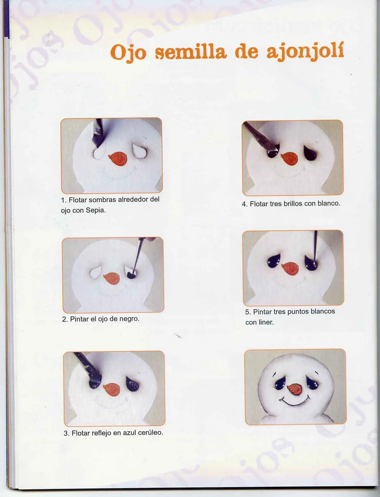 Dibujos y Plantillas para imprimir: Como pintar ojos Muneco de Nieve