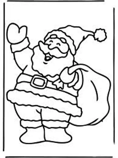 Dibujos y Plantillas para imprimir: Papa Noel