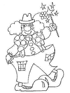 Dibujos y Plantillas para imprimir: Payasos Dibujos y Plantillas para imprimir: Payasos