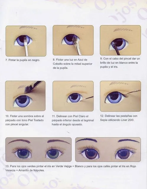 Dibujos y Plantillas para imprimir: Plantilla Como pintar ojos de ... Dibujos y Plantillas para imprimir: Plantilla Como pintar ojos de ...