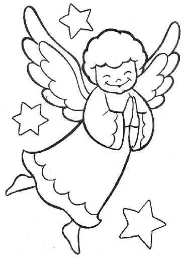 Dibujos y Plantillas para imprimir: Angelitos Dibujos y Plantillas para imprimir: Angelitos