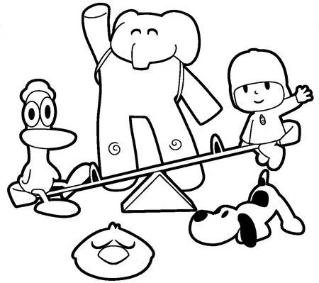 Dibujos y Plantillas para imprimir: POCOYO