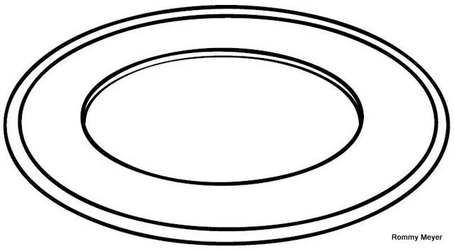 Plato con cubiertos para colorear - Imagui