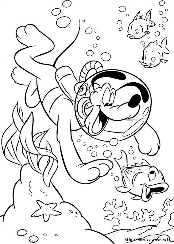 Dibujos para colorear de Pluto