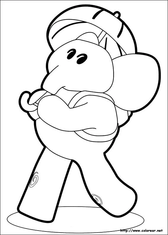 Dibujos de Pocoyó para colorear en Colorear. Dibujos de Pocoyó para colorear en Colorear.