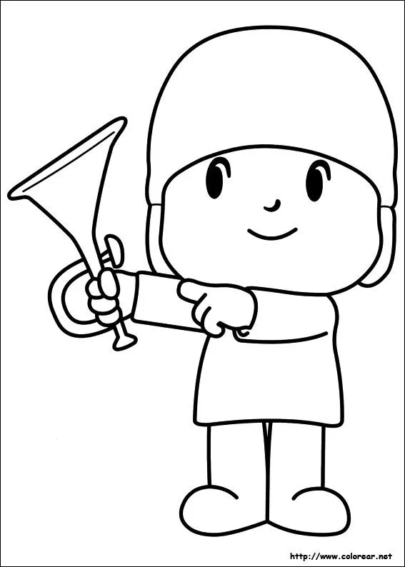 Dibujos de Pocoyó para colorear en Colorear.net Dibujos de Pocoyó para colorear en Colorear.net
