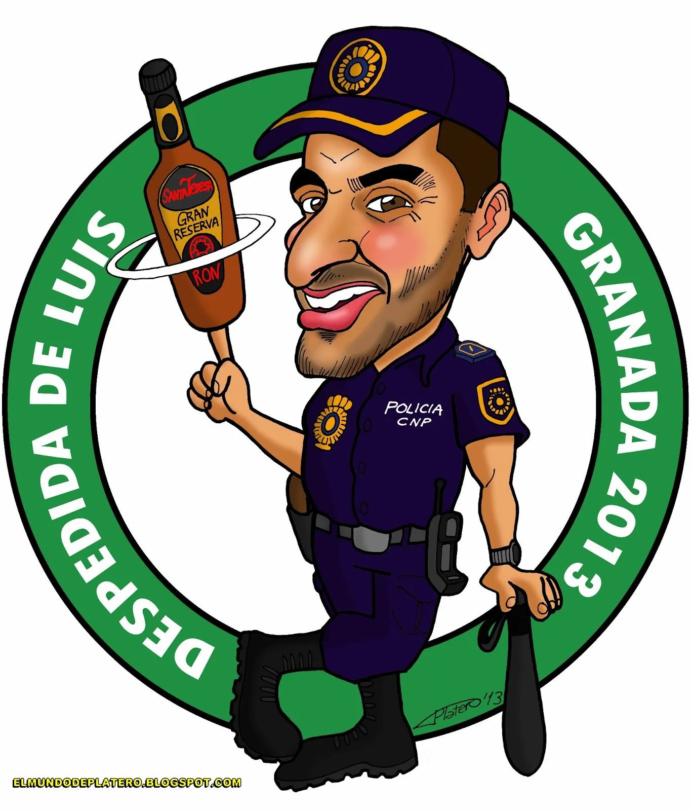 Dibujos de policias en caricatura - Imagui