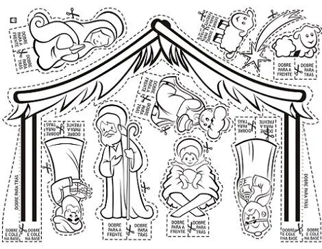 Dibujos del Portal de Belén para imprimir gratis Dibujos del Portal de Belén para imprimir gratis