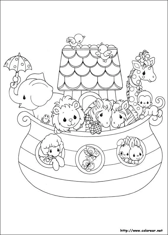Dibujos para colorear de Preciosos Momentos Dibujos para colorear de Preciosos Momentos
