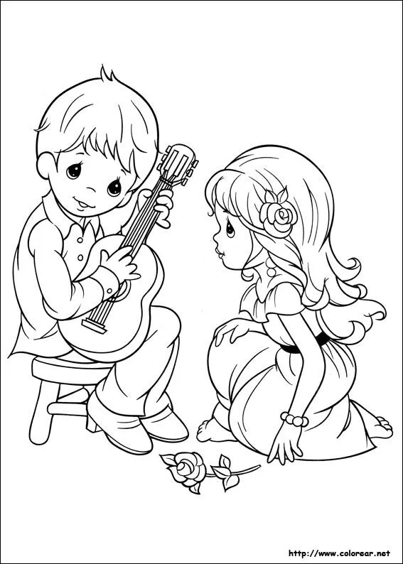 Dibujos de Preciosos Momentos para colorear en Colorear.net Dibujos de Preciosos Momentos para colorear en Colorear.net