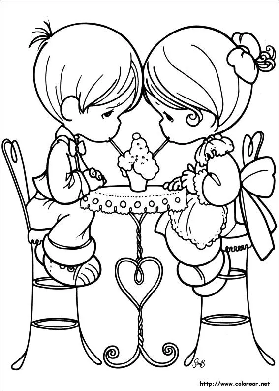 Dibujos de Preciosos Momentos para colorear en Colorear.net Dibujos de Preciosos Momentos para colorear en Colorear.net