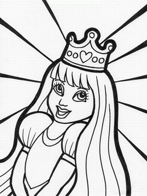 dibujos de princesas para colorear | Manualidades Infantiles