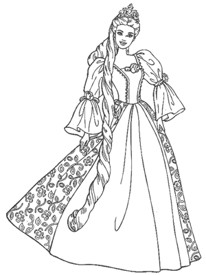 dibujos de princesas para colorear | Manualidades Infantiles