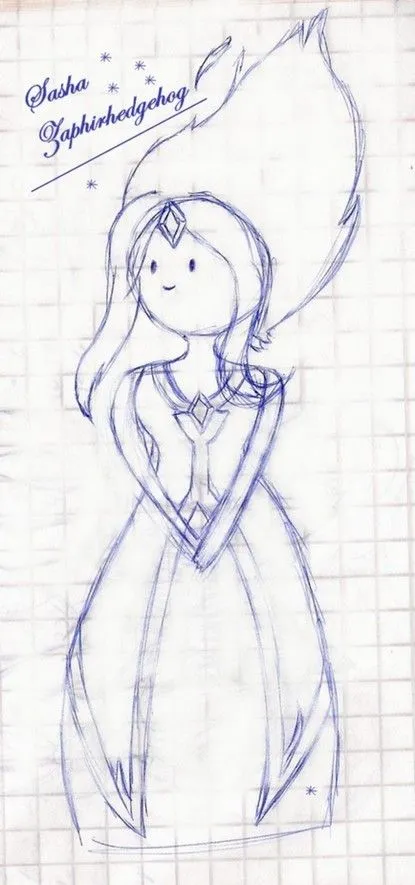 Princesa flama :D | Dibujando