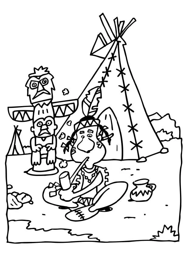 Dibujos de pueblos indigenas para colorear - Imagui Dibujos de pueblos indigenas para colorear - Imagui