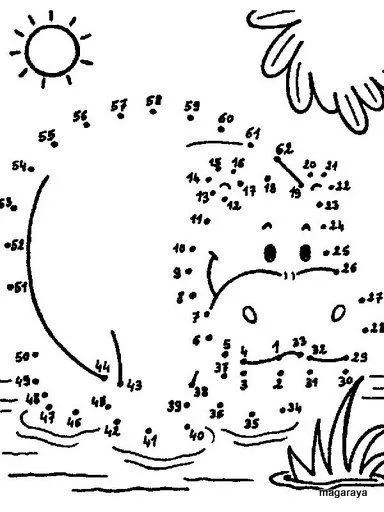 DIBUJOS PUNTEADOS COMPLETAR DIBUJOS