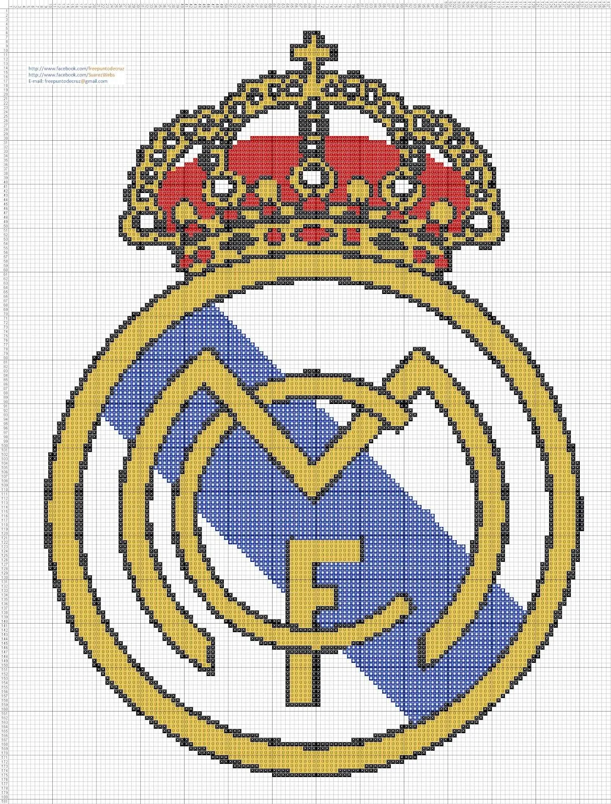 Dibujos Punto de Cruz Gratis: Deportes