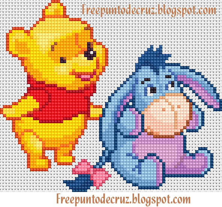 Dibujos Punto de Cruz Gratis: Igor - Winnie the pooh punto de cruz Dibujos Punto de Cruz Gratis: Igor - Winnie the pooh punto de cruz