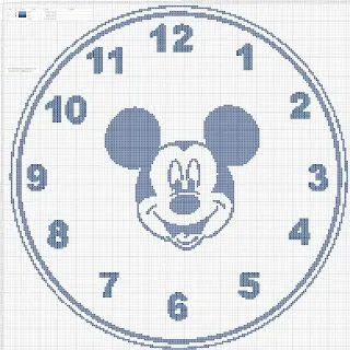Dibujos Punto de Cruz Gratis: Mickey and Amigos Dibujos Punto de Cruz Gratis: Mickey and Amigos