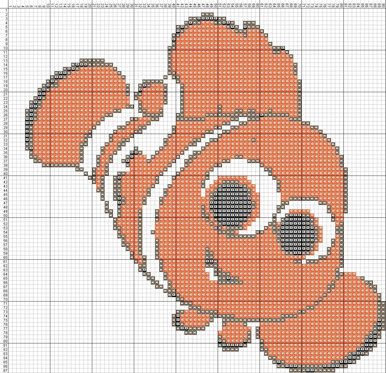 Dibujos Punto de Cruz Gratis: Nemo - Punto de crúz Dibujos Punto de Cruz Gratis: Nemo - Punto de crúz