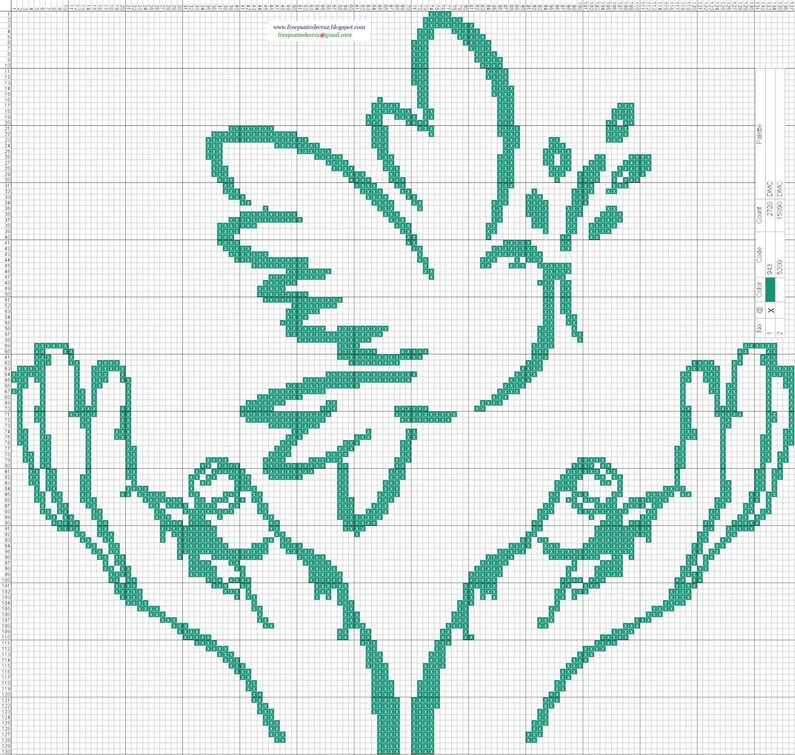 Dibujos Punto de Cruz Gratis: Religiosos | Crochet ____ Figuras ...
