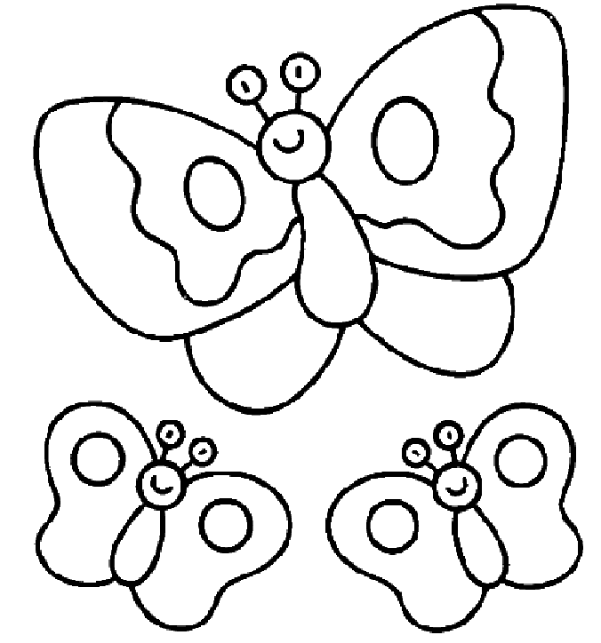Dibujos faciles de mariposas - Imagui