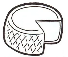 DIBUJOS DE QUESOS PARA COLOREAR