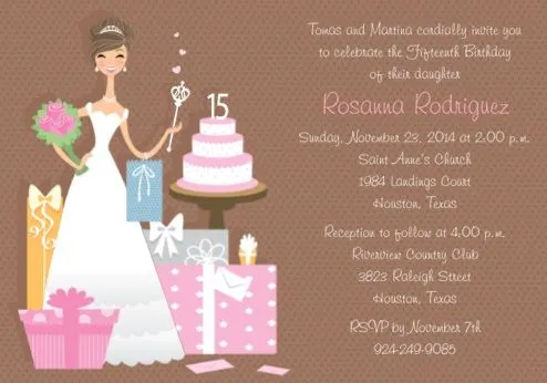 Todas las ideas para tus invitaciones de 15 años y más ... Todas las ideas para tus invitaciones de 15 años y más ...