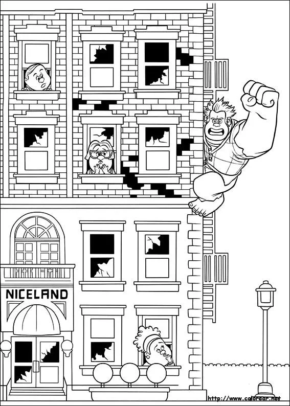 Dibujos de Ralph, el demoledor para colorear en Colorear. Dibujos de Ralph, el demoledor para colorear en Colorear.