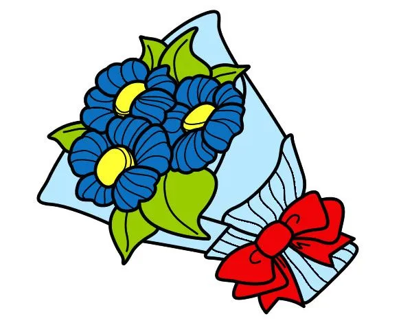 Dibujos de Ramos de flores para Colorear - Dibujos.net Dibujos de Ramos de flores para Colorear - Dibujos.net
