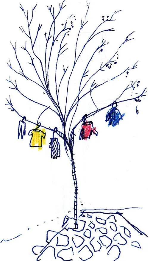 Dibujos Rápidos, Palabras Lentas: Ropa Tendida Dibujos Rápidos, Palabras Lentas: Ropa Tendida