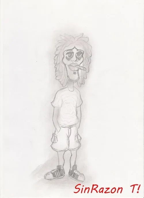 Dibujos rastas a lapiz - Imagui