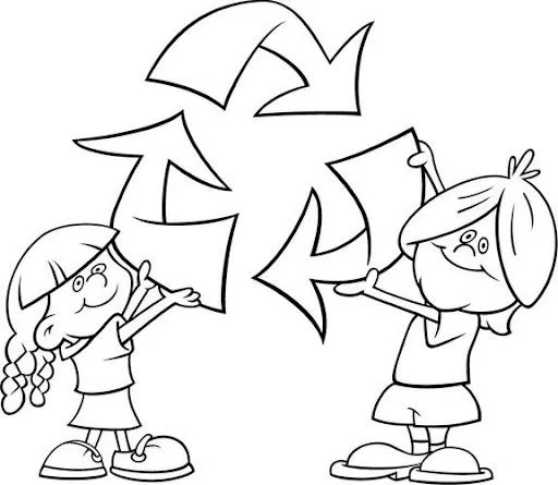 Dibujos del reciclaje para colorear para niños - Imagui Dibujos del reciclaje para colorear para niños - Imagui