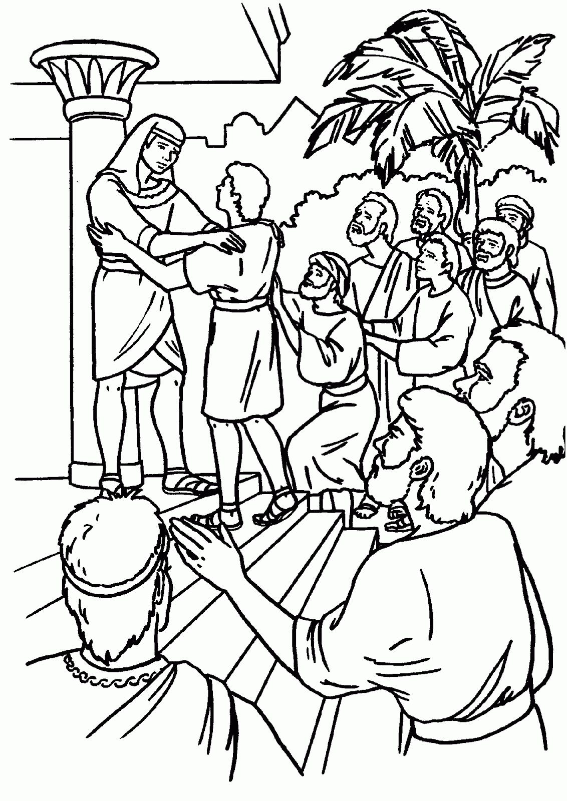 Historia bíblica de Jose para colorear - Imagui Historia bíblica de Jose para colorear - Imagui