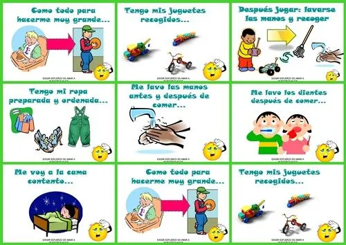 Dibujos de normas y reglas para preescolar - Imagui