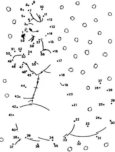 DIBUJOS PARA REPASAR PUNTOS Y NUMEROS