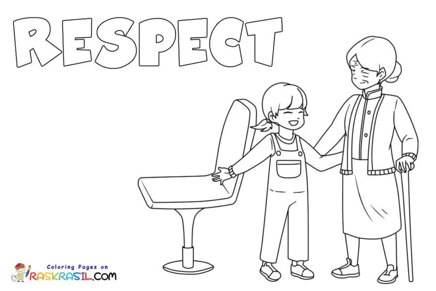 Dibujos de Respeto para Colorear